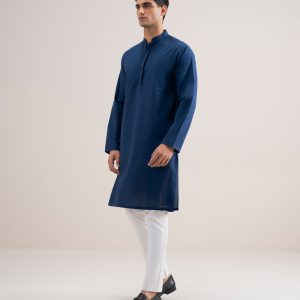 Alternative view of PREMIUM COTTON JACQUARD KURTA