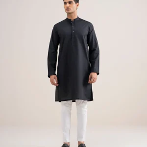 Alternative view of EMBROIDERED COTTON JACQUARD KURTA